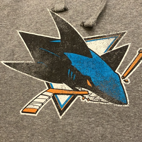 2-$30 or 1-$20 NHL Fanatics San Jose Sharks Women's Raglan Hoodie, size small - Picture 2 of 7